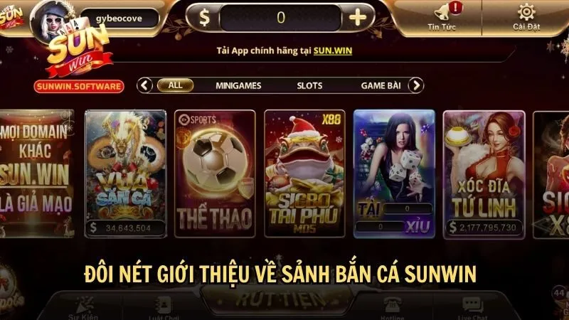 Đôi nét giới thiệu về sảnh bắn cá Sunwin