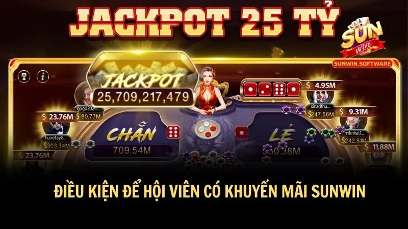 Một số điều kiện thu thập khuyến mãi